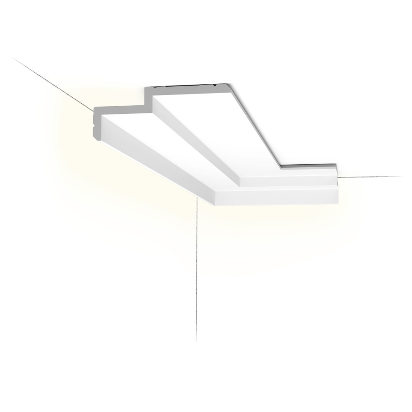 Profil decorativ modern pentru iluminat indirect