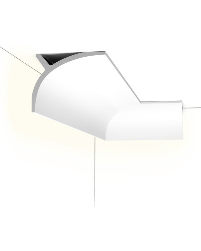 Cornișă decorativă pentru iluminat indirect cu LED