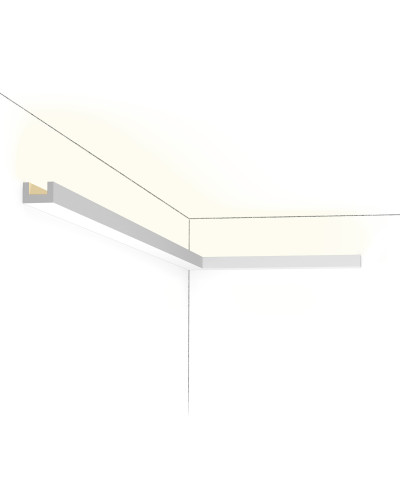 Profil decorativ pentru iluminat indirect cu LED