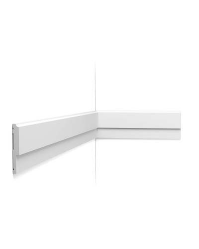 Brau decorativ alb, montat pe perete