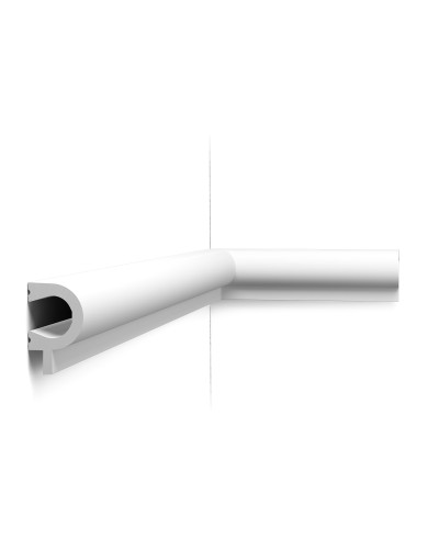 Brau decorativ alb, dimensiuni 200x5.5x3.4 cm