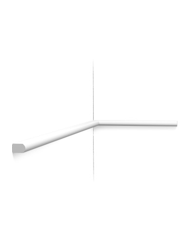 Profil decorativ alb, model simplu