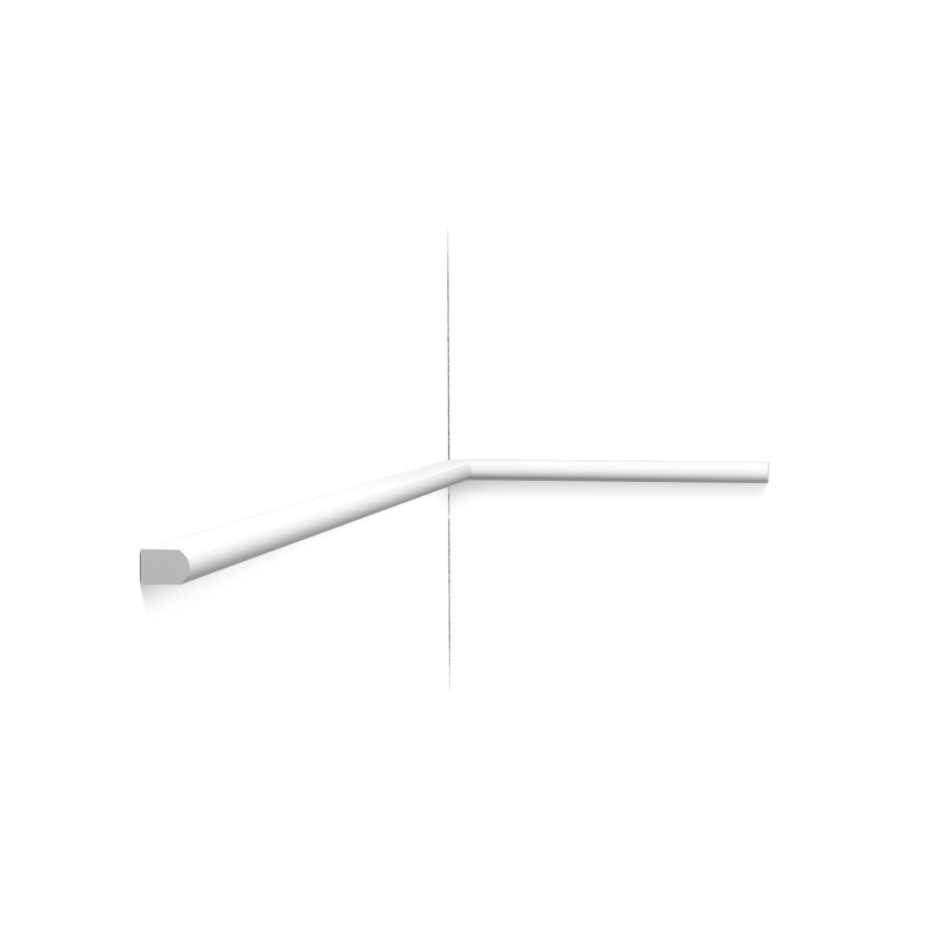 Profil decorativ alb, model simplu