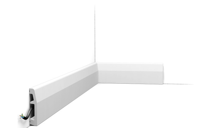 Plintă Decorativă Albă - Eleganță și Funcționalitate |