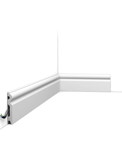 Plinta decorativa alba, design elegant