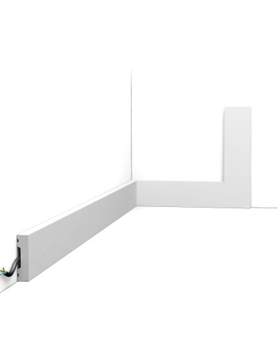 Plinta decorativa alba pentru interior