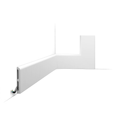 Plinta decorativa alba pentru interior