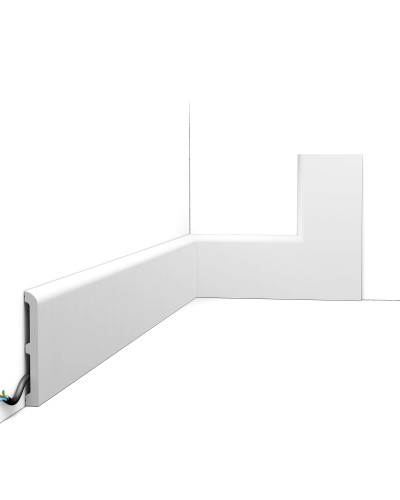 Plinta decorativa alba pentru interior