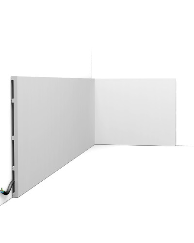Profile decorative albe montate pe perete