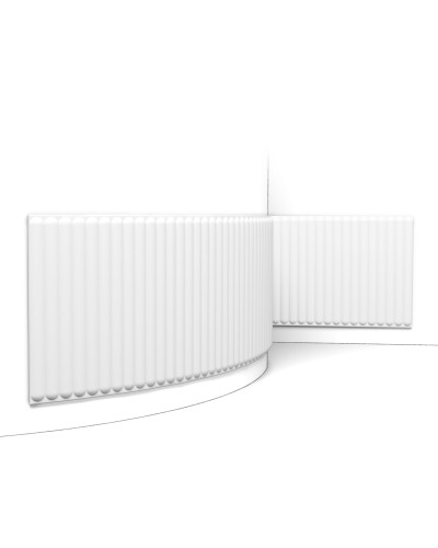 Panou decorativ 3D riflat flexibil