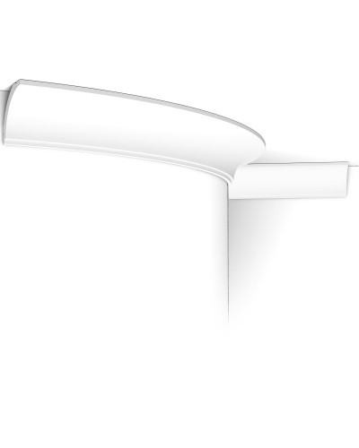 Profil decorativ flexibil alb