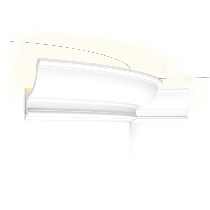 Profil decorativ flexibil pentru iluminat indirect