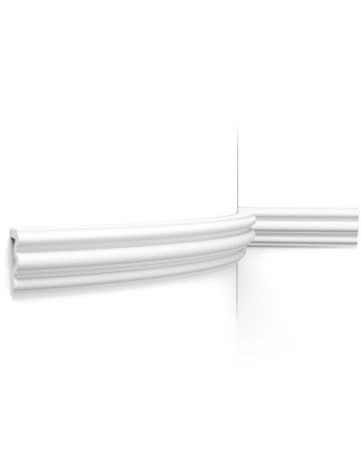 Brau decorativ flexibil alb