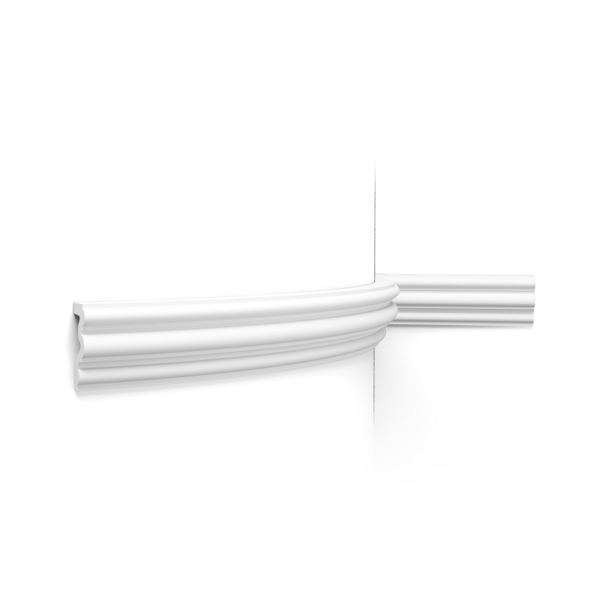 Brau decorativ flexibil alb