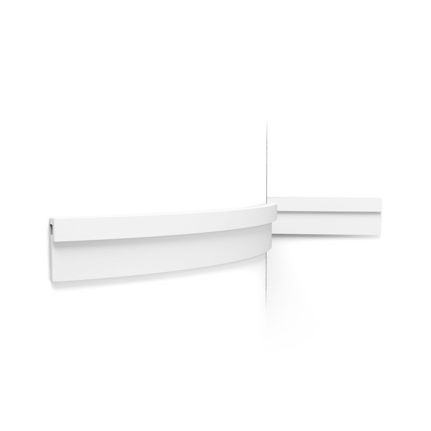 Brau decorativ flexibil alb