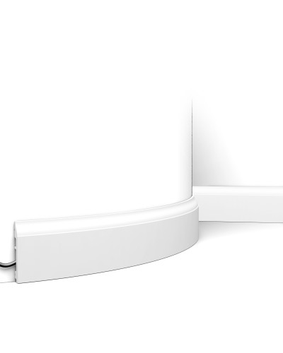 Plintă decorativă flexibilă albă, model Axxent SX172F