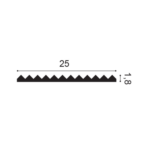 Panou decorativ riflat alb, design ZigZag