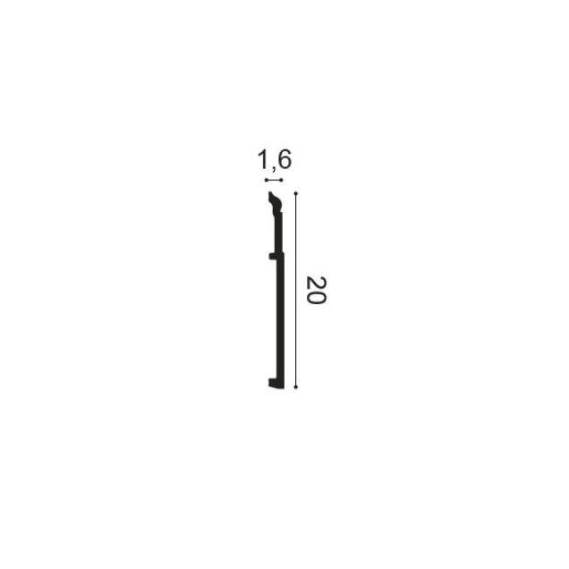 Plinta Decorativa Alba SX156