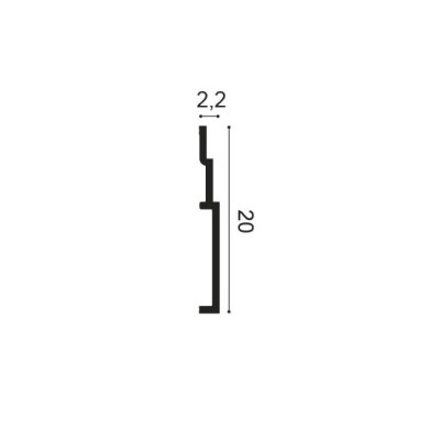 Profile Decorative Orac Decor ORC-SX181, material: Duropolimer