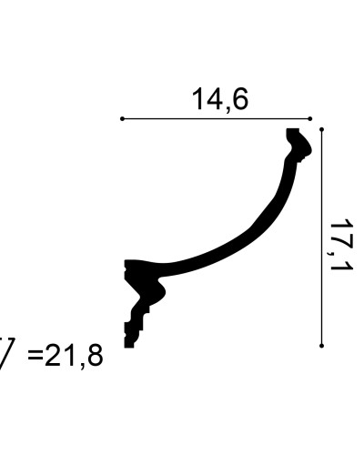 Scafa decorativa pentru iluminat indirect cu LED