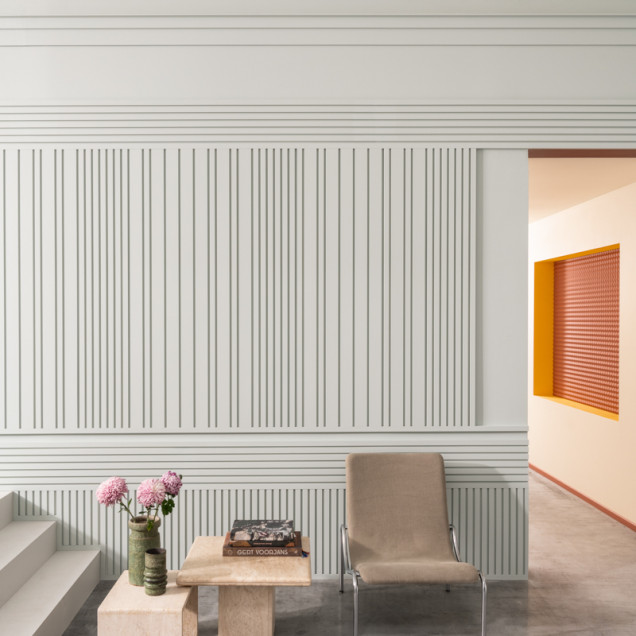 Panou decorativ riflat 3D