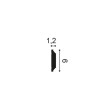 Brau decorativ flexibil P9905f Medallion, Dimensiuni: 200 x 6 x 1.2 cm, Orac Dcor
