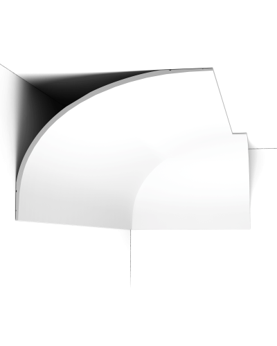 Cornișă decorativă albă C994 Infinity, model modern pentru tavan