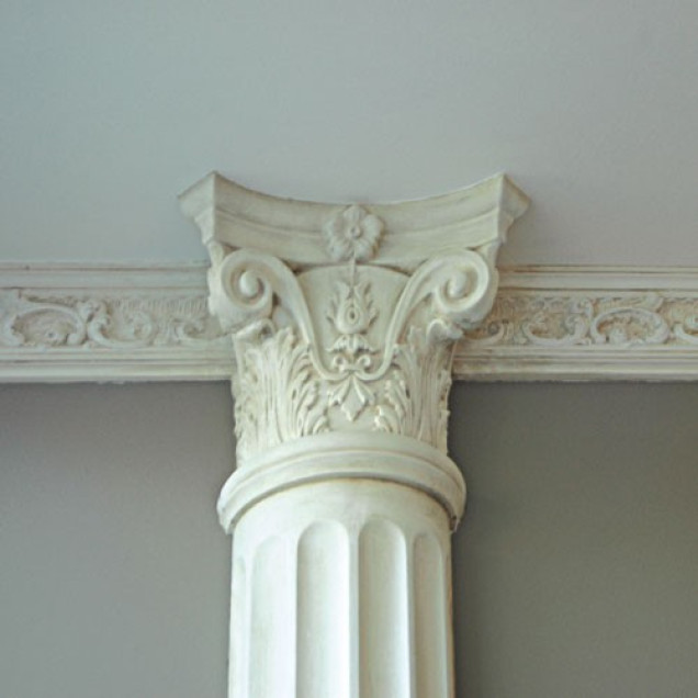 Cornișă decorativă tavan cu design floral