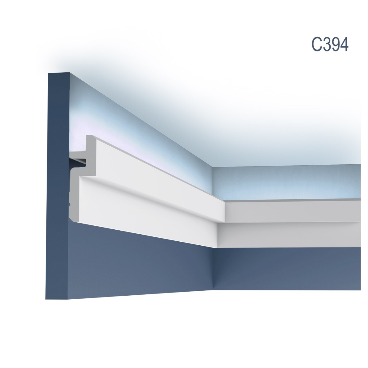 Scafa Modern C394, Dimensiuni: 200 X 9.5 X 3.1 cm, Orac Decor, Cornișe tavan 