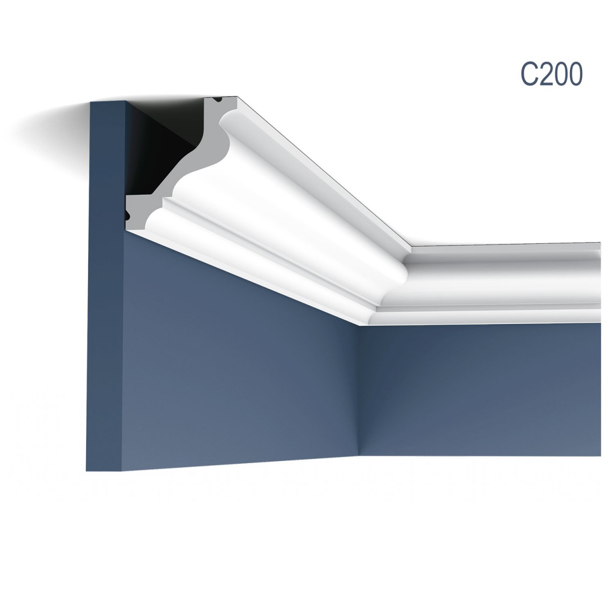 Cornișe tavan Orac Decor ORC-C200, material: PUROTOUCH®