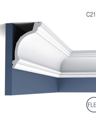 Cornișă flexibilă pentru tavan, model C217F