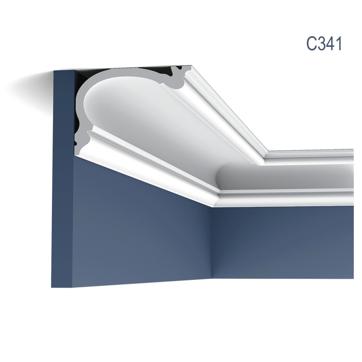 Scafe tavan (iluminat indirect, LED) Orac Decor ORC-C341, material: Duropolimer