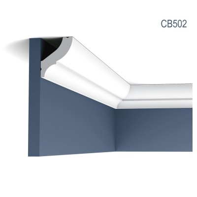 Cornisa Basixx CB502, Dimensiuni: 200 X 5.9 X 4.9 cm, Orac Decor, Cornișe tavan 