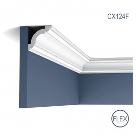 Cornisa Flex Axxent CX124F, Dimensiuni: 200 X 4.9 X 4.9 cm, Orac Decor