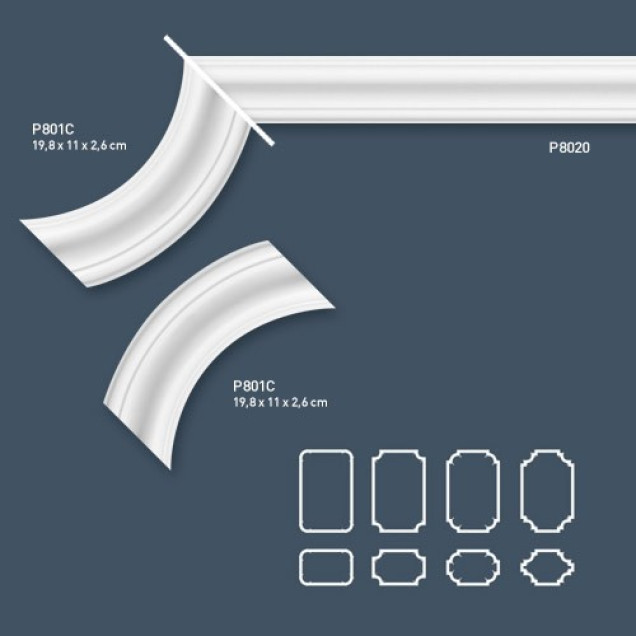 Coltar decorativ pentru brauri, dimensiuni 19.8 X 11 X 2.6 cm