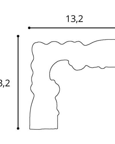 Coltar decorativ pentru brauri