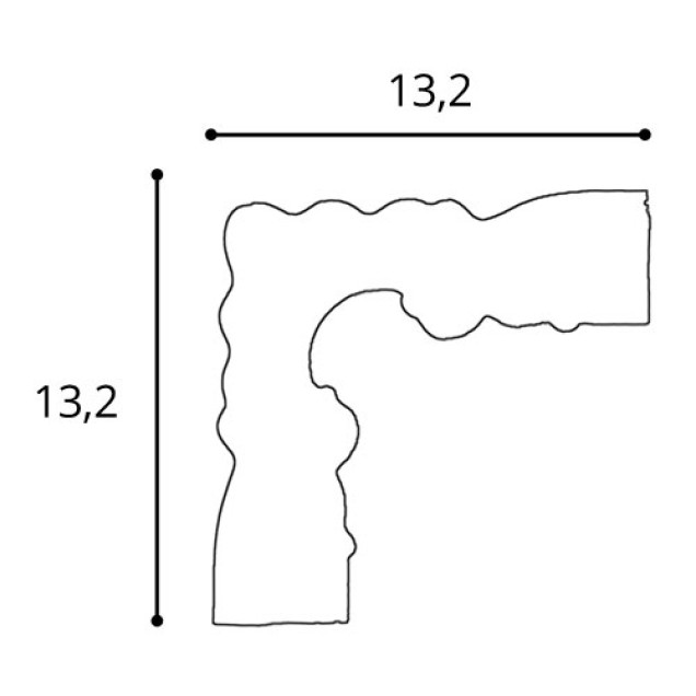 Coltar decorativ pentru brauri