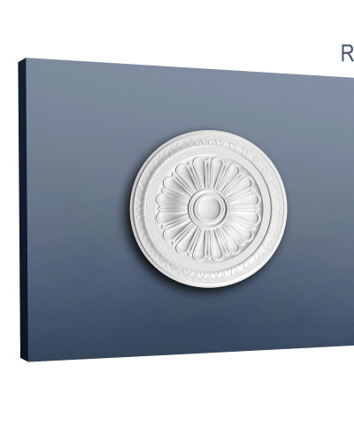Rozeta decorativa alba pentru tavan