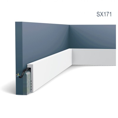 Plinta Axxent SX171, Dimensiuni: 200 X 10 X 2.2 cm, Orac Decor, Plinte decorative 