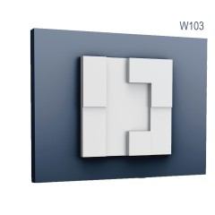 Panou decorativ W103, 33.3 X 33.3 X 2.5 cm, Orac Decor
