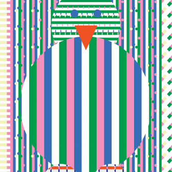 Postere și Tablouri Paper Collective PPCL-M6007. Conține culorile: Verde, Verde Pur, Albastru, Albastru Semnal, Violet, Violet Erica, Portocaliu, Fildeș, Fildeș Deschis