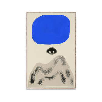 Postere și Tablouri Paper Collective PPCL-19079. Conține culorile: Albastru, Albastru Distantv, Alb, Alb Stridie, Negru, Negru Închis, Gri, Gri Piatră, Albastru, Albastru Porumbel