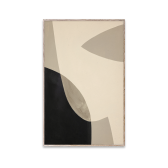 Postere și Tablouri Paper Collective PPCL-19095. Conține culorile: Alb, Alb Stridie, Negru, Negru Închis, Bej, Bej Gri, Gri, Gri Khaki, Albastru, Albastru-Violet