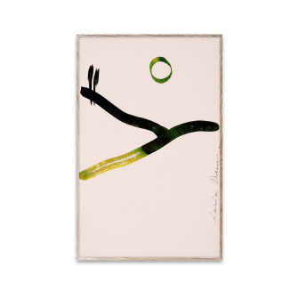Postere și Tablouri Paper Collective PPCL-19101. Conține culorile: Maro, Cremă, Galben, Galben Lămâie, Negru, Negru Închis, Verde, Verde-Galben, Verde, Verde Perlă