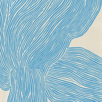 Poster/Tablou The Line - Blue, Rebecca Hein