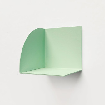 Poliță metalică magnetică - Mică, Verde Menta