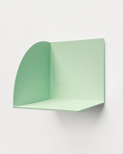 Poliță metalică magnetică - Mică, Verde Menta