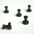 Magneți în forma de pion - set de 5 buc, negri