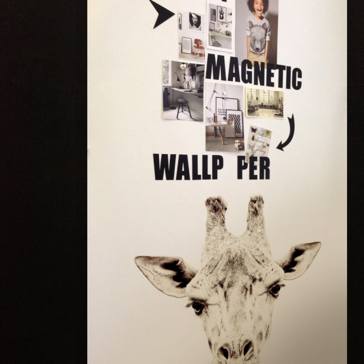 Tapet magnetic - Girafa - 102X265 cm