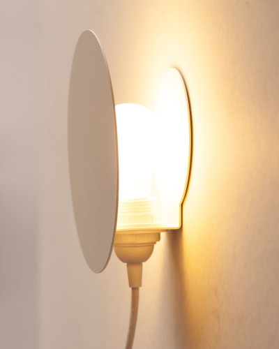 Lampă magnetică de perete, Eclipse - Alb